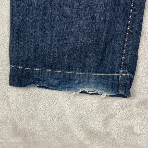 Tommy Hilfiger Woman's Denim Trouser Jeans Size 8 Straight-Leg Blue Cotton Blend - Picture 16 of 16